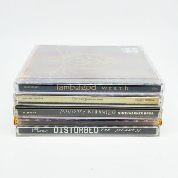 CDS Other - Hard Rock Metal 5 CD Rock Disturbed Slipknot Ministry Godsmack & Lamb Of God